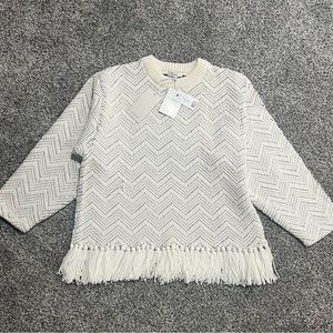 JOIE fringe sweater